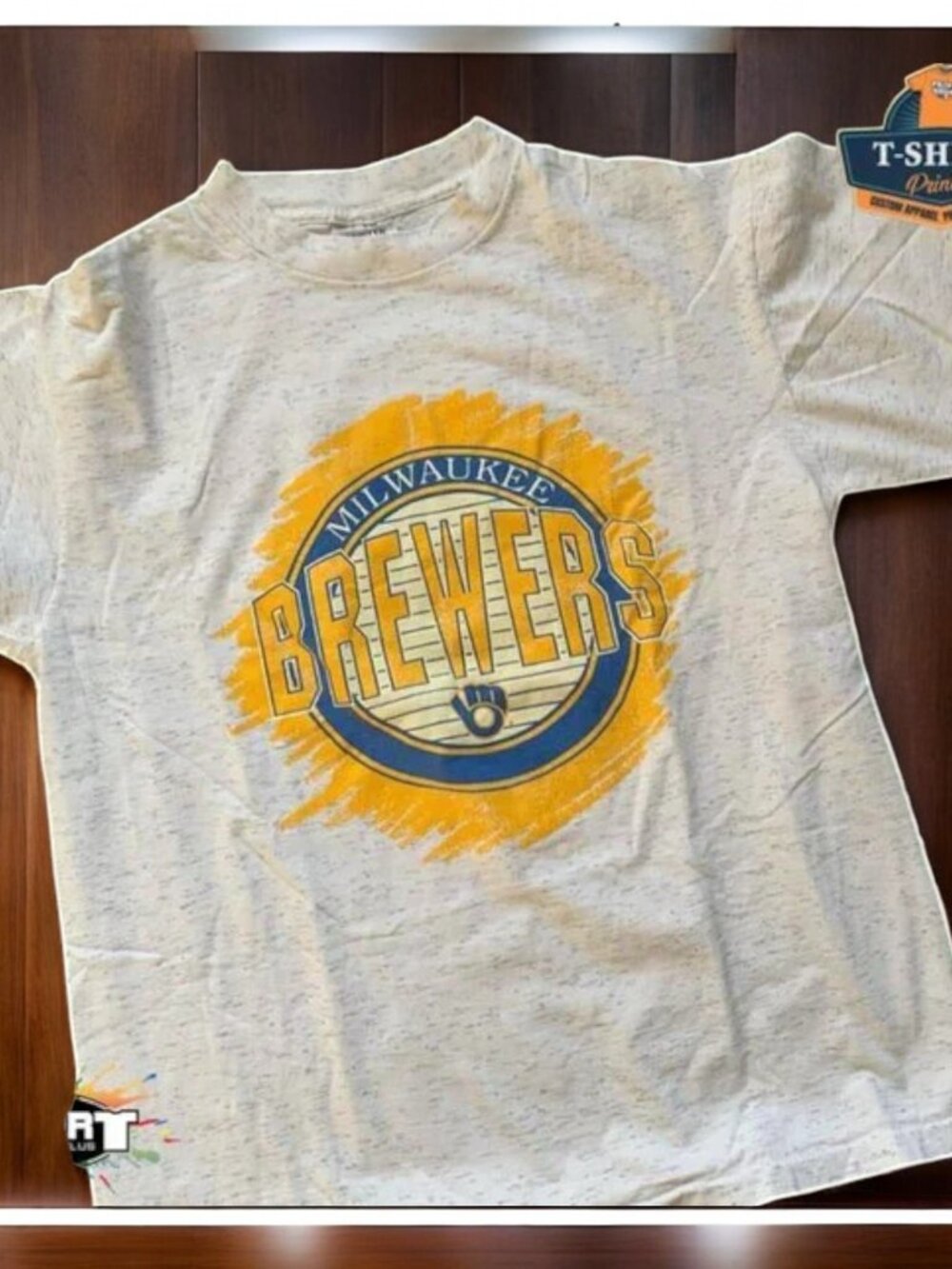 Vintage MLB Milwaukee Brewers Logo T-Shirt, Milwaukee Brewers Shirt, MLB REPRINT